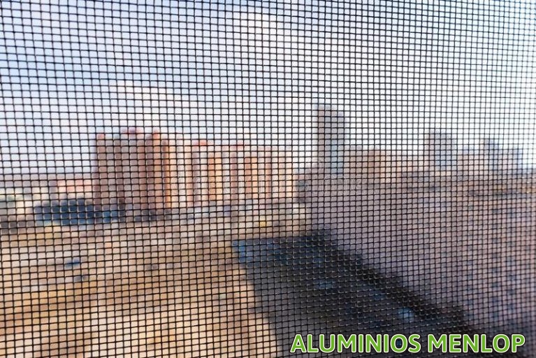 Mosquitera en ventana